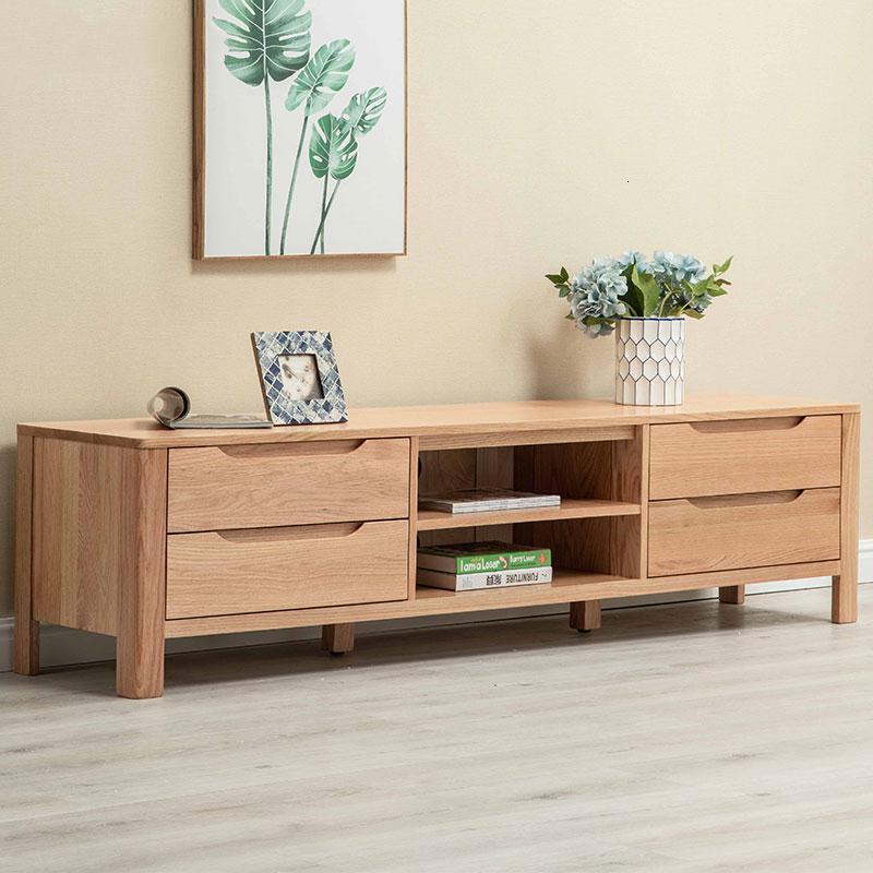 ciaa电视柜fs-617 纯实木电视柜1.8米北欧ciaa红橡木现代简约小户型客