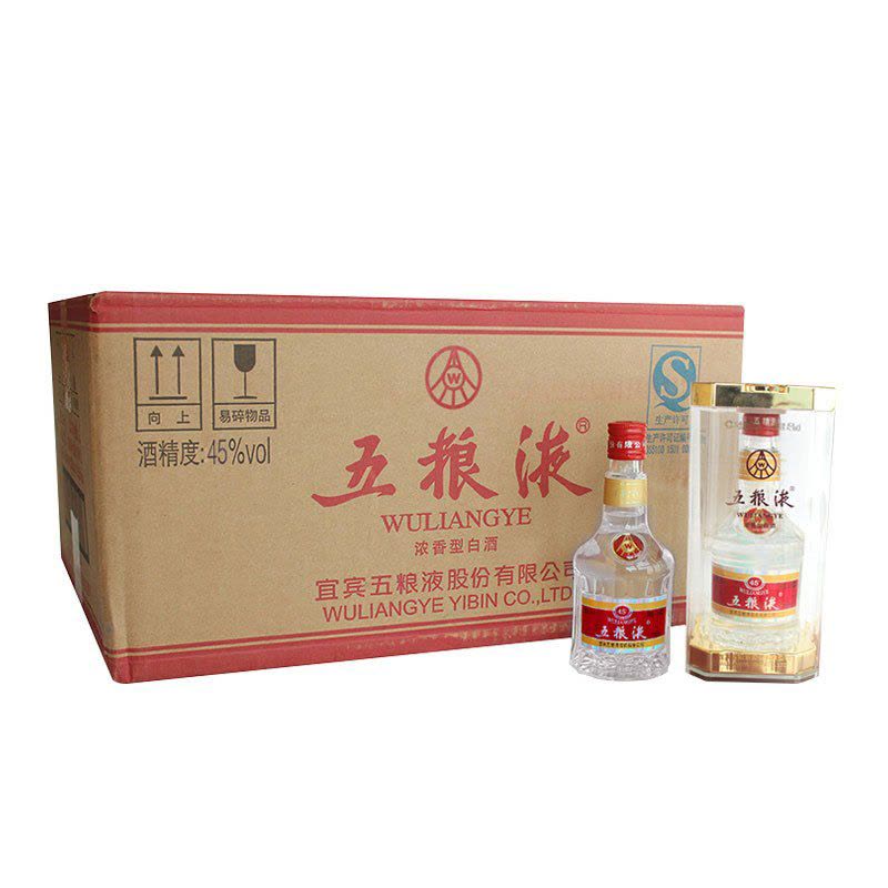 五粮液 中国酒 白酒 希少45% 五粮液五粮头曲精品小酒浓香型白酒100ml/瓶45度