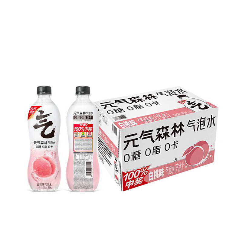 元气森林苏打气泡水白桃味480ml15