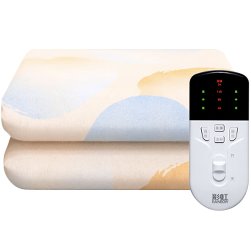 彩虹电热毯1.8*1.5m双人自动断电智能定时双温双控T1815