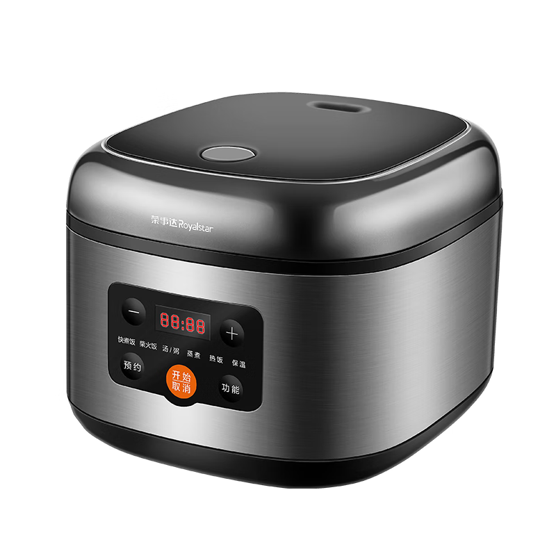 荣事达(Royalstar) RFB-S40HQ方煲 900W(单位:台)银色高清大图
