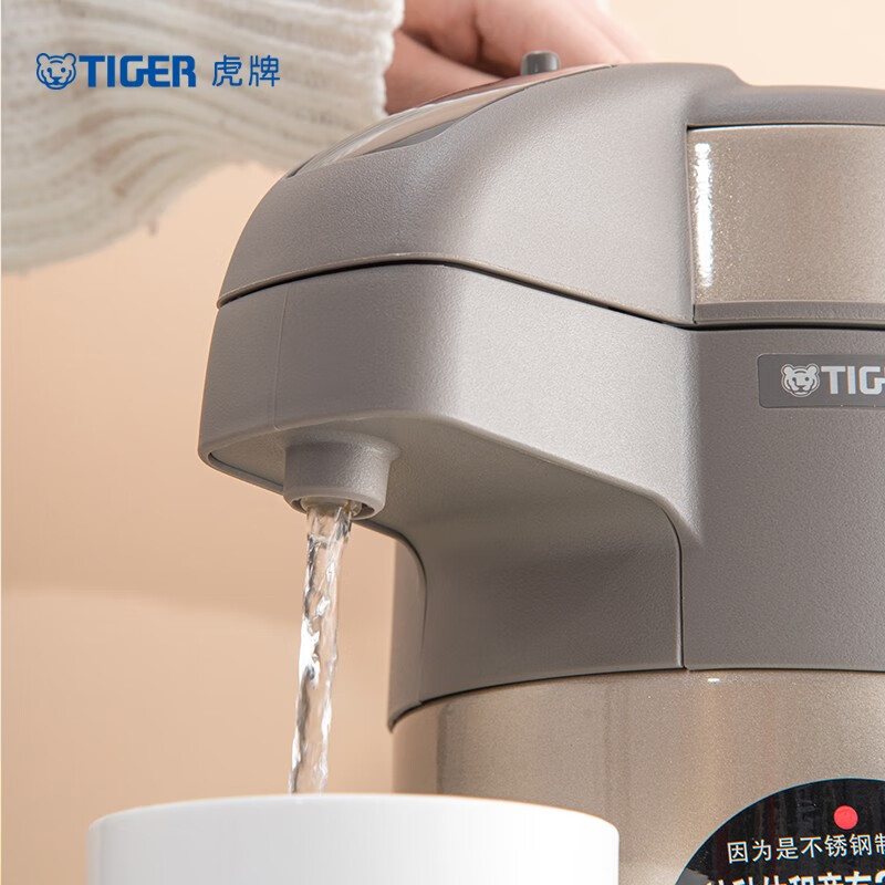 虎牌(tiger) 2.2L大容量保温壶MAA-A22C 天鹅灰TG