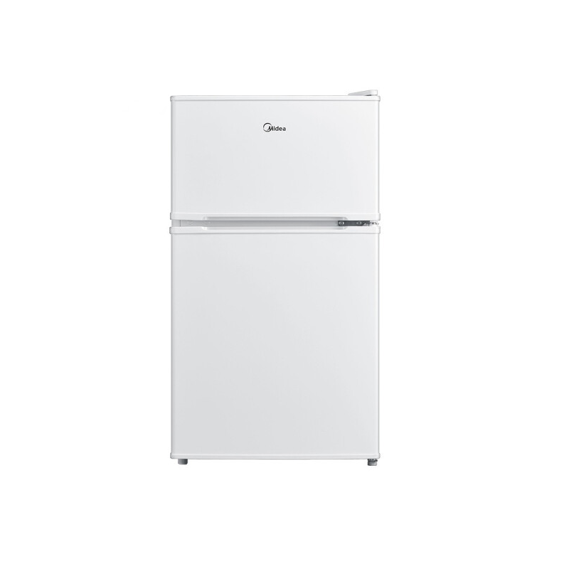 美的(Midea)BCD-88CM 冰箱小型家用迷你双门小冰箱冷冻冷藏节能静音 白色88升冰箱单台装