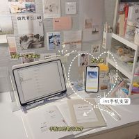 [送手机支架]韩国高颜值ins透明亚克力阅读架桌面收纳iPad支架 M高颜值ins迷你支架