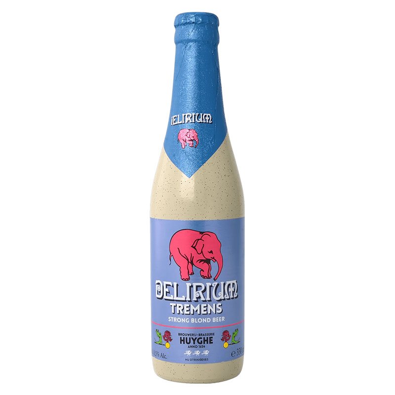 比利时进口 精酿啤酒 Delirium 深*2/浅*2/樱桃*2粉象啤酒330ml 6瓶装