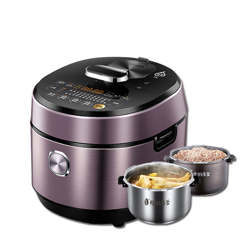 midea/美的 my-ht5077p智能ih电压力锅5l双胆家用高压锅饭锅特价