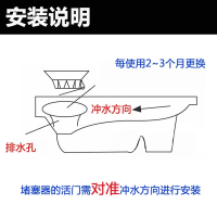 家用塞子塞便盆小号防臭器排水盖板堵臭厕所卫生间反水便槽多功能