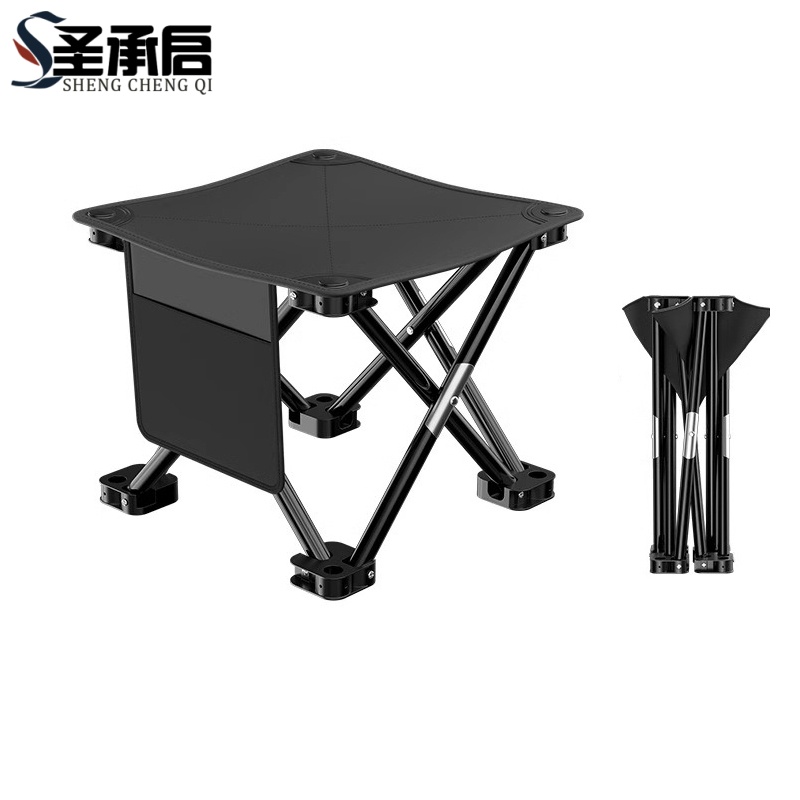 圣承启 户外小马扎 大号带侧兜 把高清大图