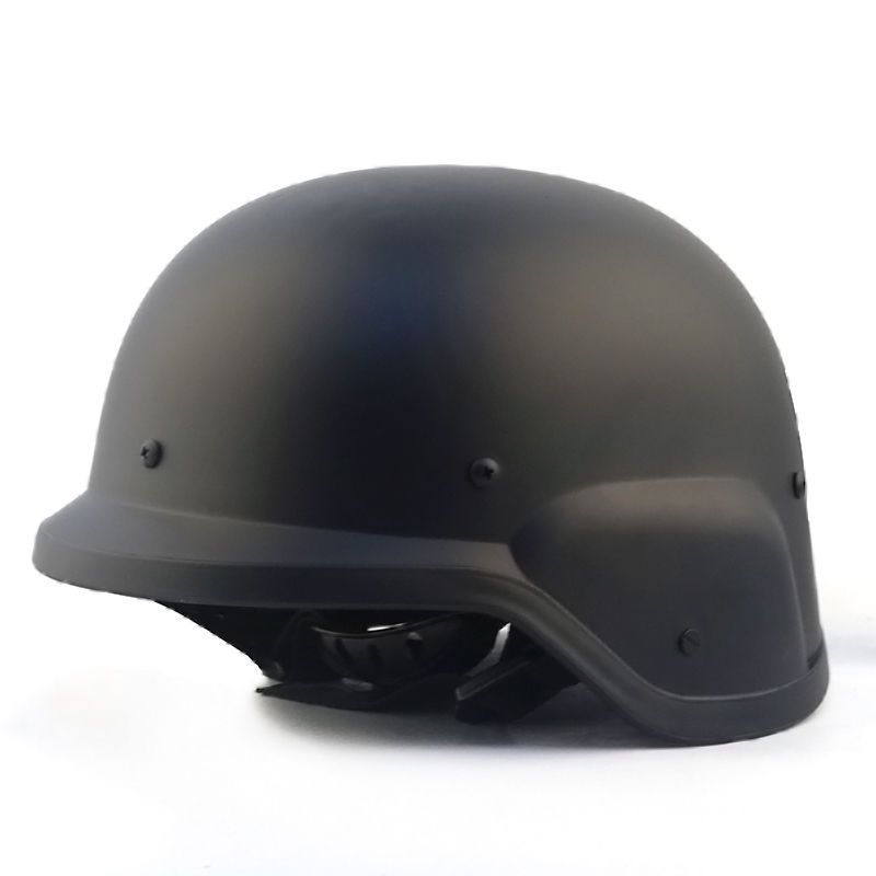 凯夫拉m88塑料头盔黑色防暴登山盔军迷户外骑行户外头盔cs装备 黑色