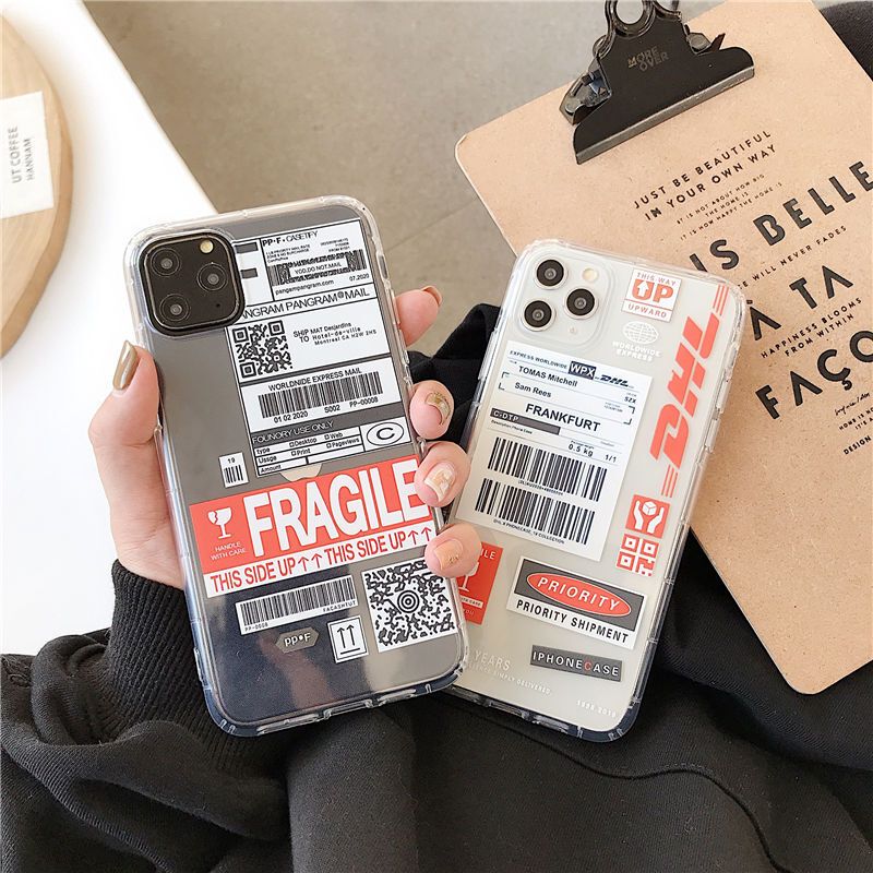 潮牌断钩英文苹果11promax手机壳iPhoneX/XS/XR情侣7p/8plus男女6