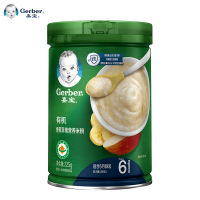 嘉宝米粉(Gerber) 婴儿辅食 有机香蕉苹果营养米粉 宝宝高铁米糊 2段 225g(6-36个月适用)