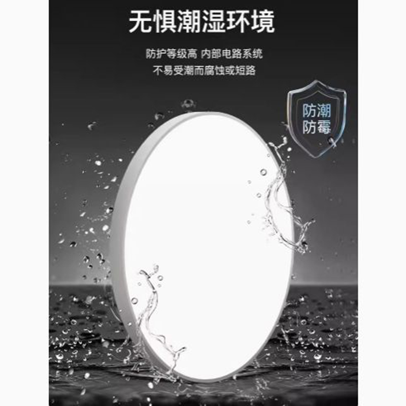 TCL 三防吸顶灯 27CM 白色 24W 白光