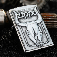 原装正品ZIPPO打火机 公牛头骨 20286美国原装 版zippo 正版芝宝 男士Zipoo正品