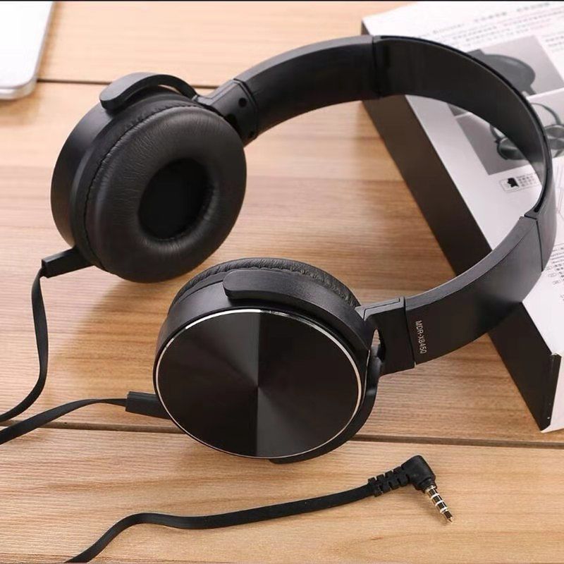 vbnm耳机头戴式k歌游戏耳麦oppovivo重低音手机有线带麦电脑通用耳机