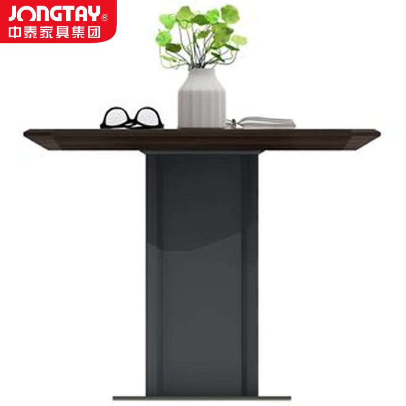 中泰(jongtay)洽谈桌小方桌办公商务谈判桌阳台休闲桌椅1米 J-HSS-T10高清大图