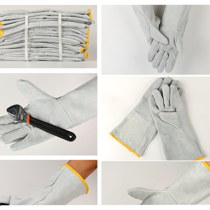 册宣电焊手套耐高温防烫长短款耐磨焊工隔热电焊手套