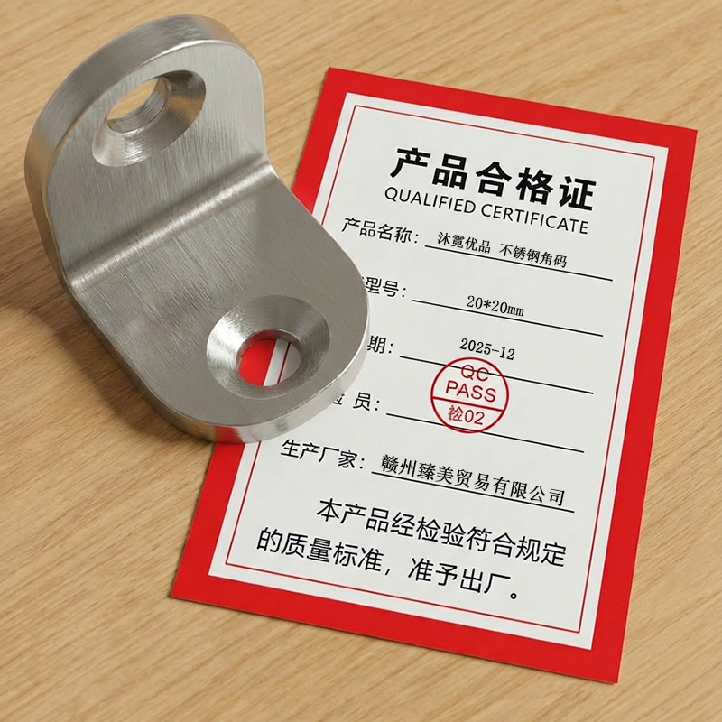 沐霓优品 不锈钢角码 20*20mm 个高清大图