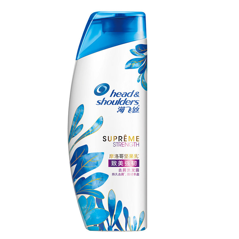 海飞丝(Head & Shoulders)致美强韧去屑无硅油洗发露200ml