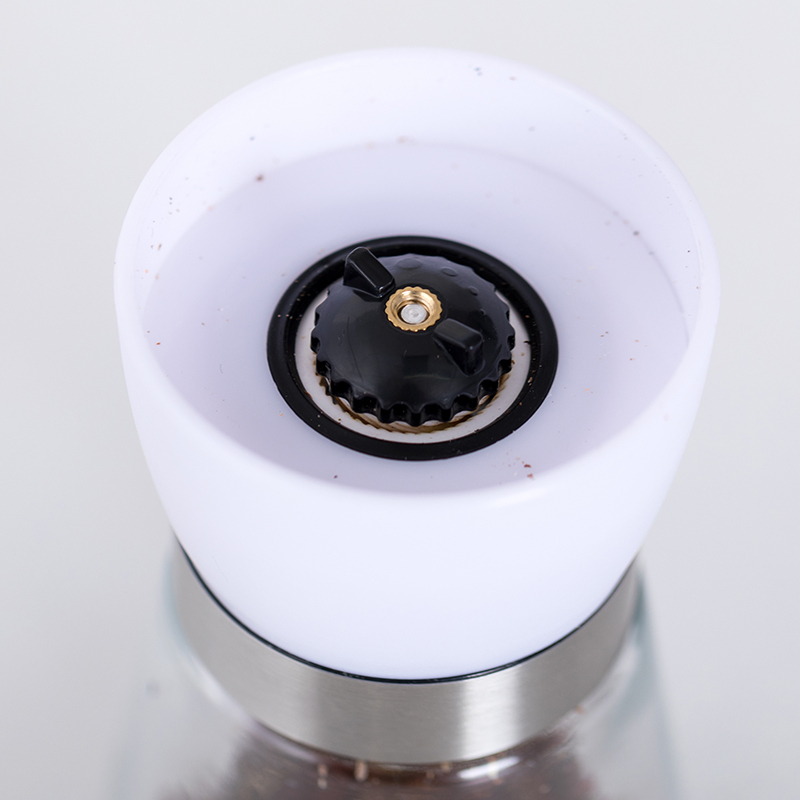 诺派(NUOPAI)胡椒研磨器 手动胡椒研磨器 胡椒粉研磨器 黑胡椒研磨器 白色 C6729