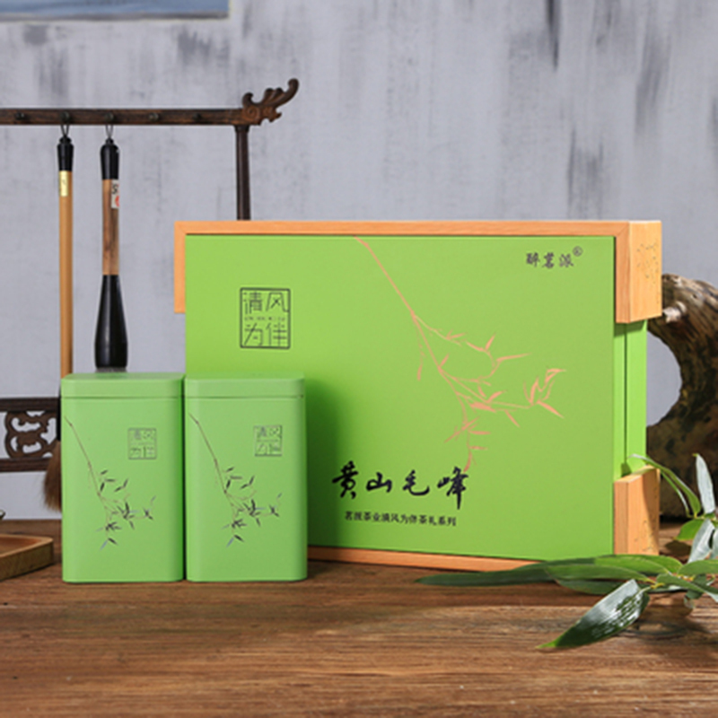 醉茗派绿茶明前黄山毛峰礼盒200g春茶手工高山2020新茶高档礼品茶