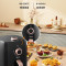 美的(Midea)空气炸锅 3L 多功能 家用 不粘无油 经典黑色[KZE3003TQ]控温多功能