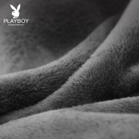 [买2付1]花花公子(PLAYBOY)男女士加绒加厚保暖内衣套装情侣款圆领贴片护颈纯色棉质秋冬秋衣秋裤