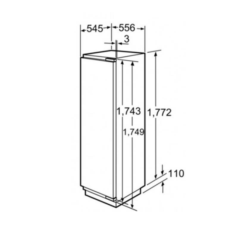 Bosch/博世GIN81HD30C 原装进口组合双开门冰箱 专柜正品 全国联保高清大图