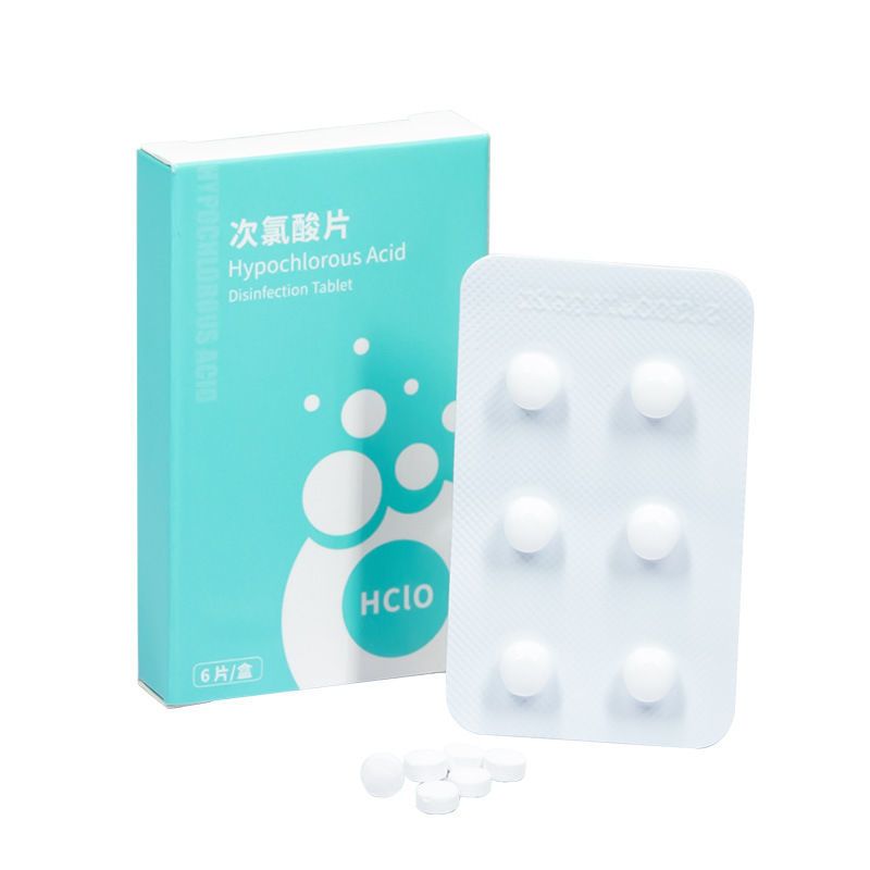 6片装(可稀释3L水) 6片装3L次氯酸消毒片泡腾片猫狗癣宠物含氯消毒液消毒杀菌喷雾剂
