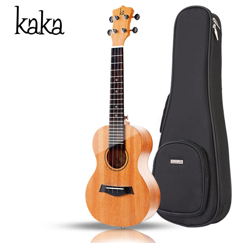 KAKA卡卡 KUC-25D电箱款 尤克里里ukulele单板桃花心木小吉他23英寸