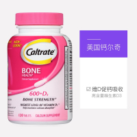 钙尔奇钙片妈妈钙孕妇中老年成人矿物质补钙防止腿抽筋维生素D3复合片非液体钙铁锌美国进口钙+维生素D120粒