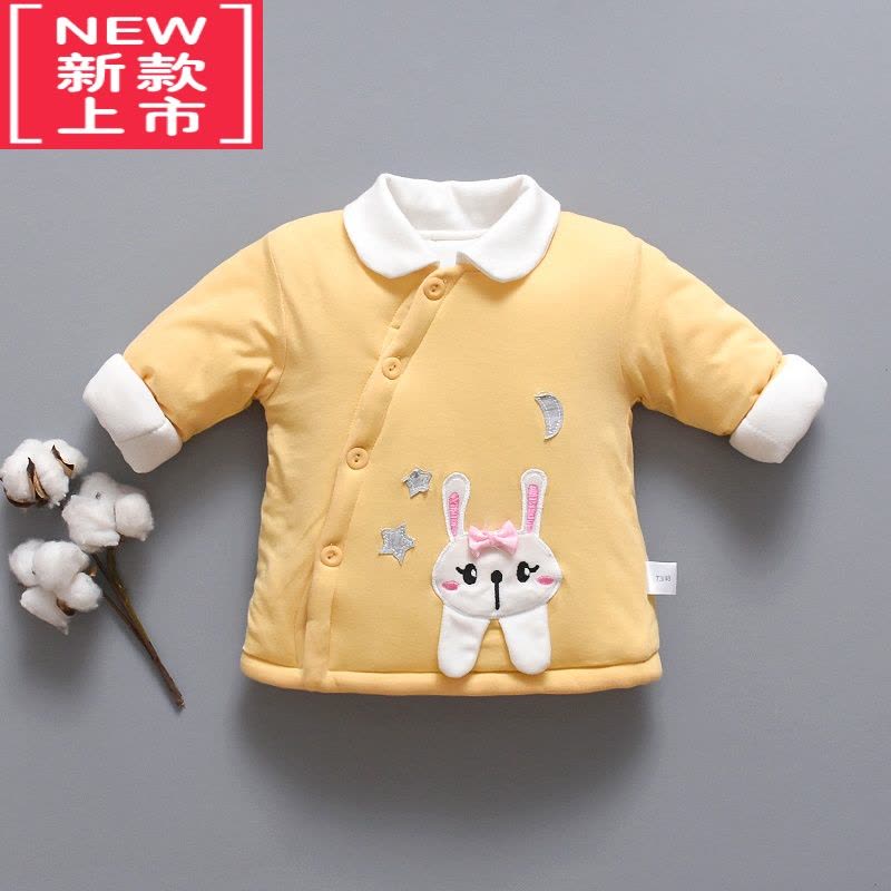 可莉允冬季加棉袄男女宝宝内外穿婴儿幼儿童加厚贴身胆棉衣服装舒适棉服图片