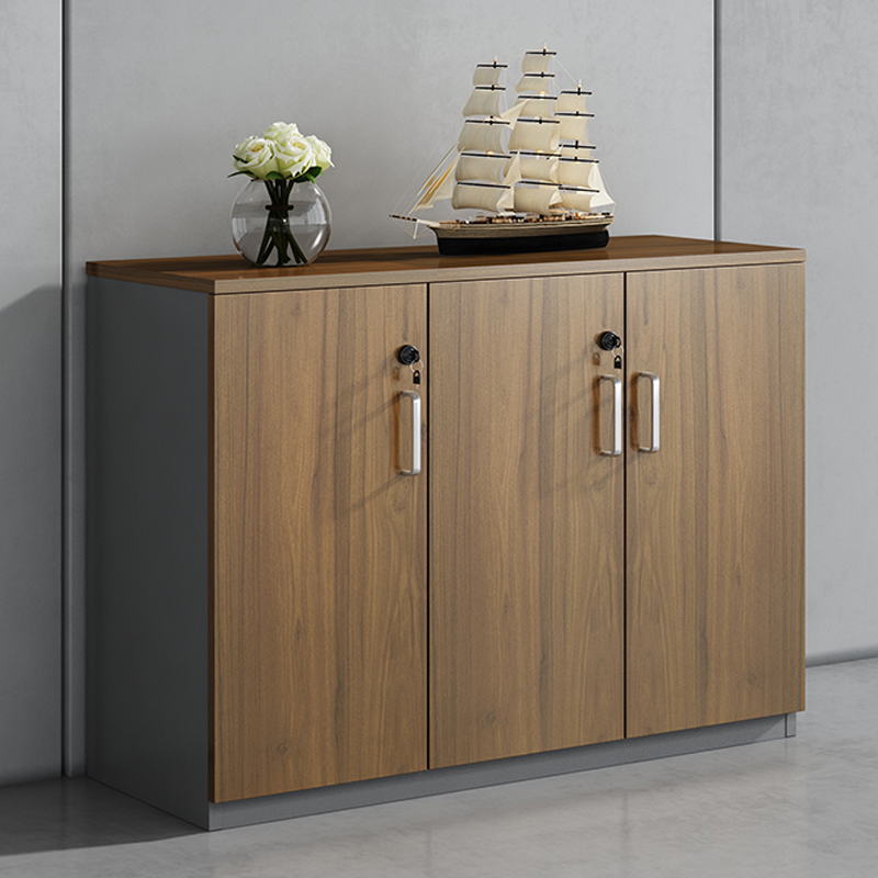 风雷顺办公室矮柜储物柜文件柜3门高清大图