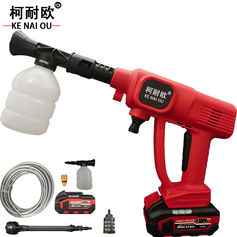 柯耐欧 锂电高压清洁水枪 4.0一电一充，4.0两电一充，6.0一电一充，6.0两电一充 套 4.0Ah一电一充