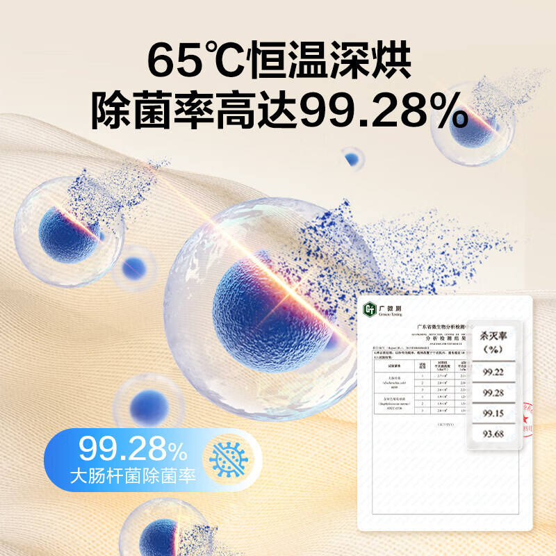 艾美特(AIRMATE)烘干机家用干衣机烘衣机暖风机610L双层大容量婴儿衣物消毒机定时小型风干机 HG15-K9高清大图