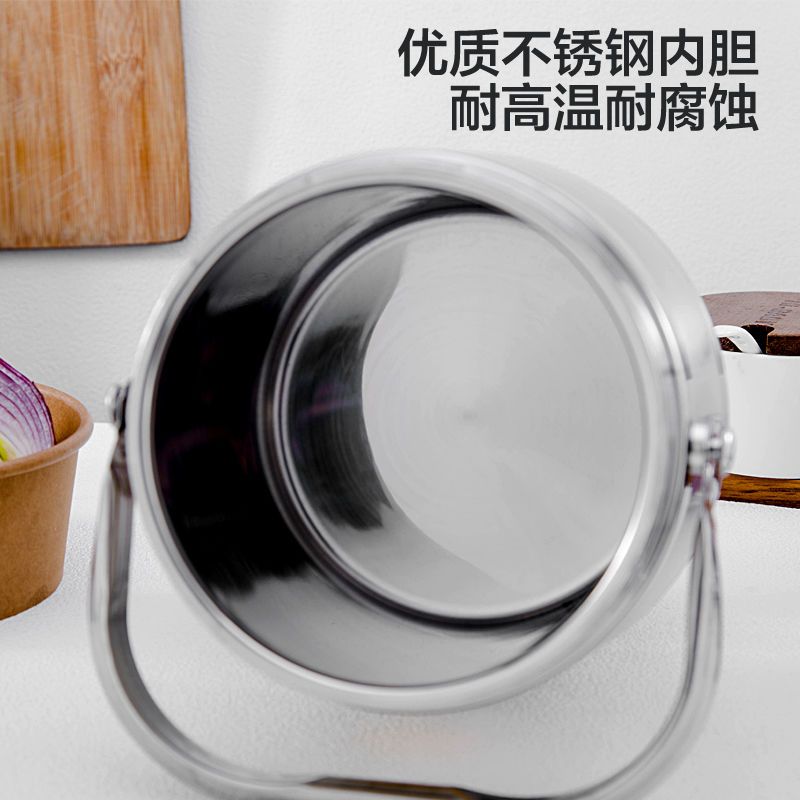 1.4L (普通直型)保温4-5小时 保温饭盒 304不锈钢三层便当盒学生超长保温桶家用大容量多层提锅