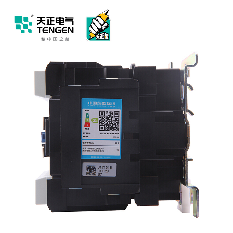 天正电气 CJX2-9511 380V 3NO 1NO+1NC 95A 50Hz 3P 02010070231 交流接触