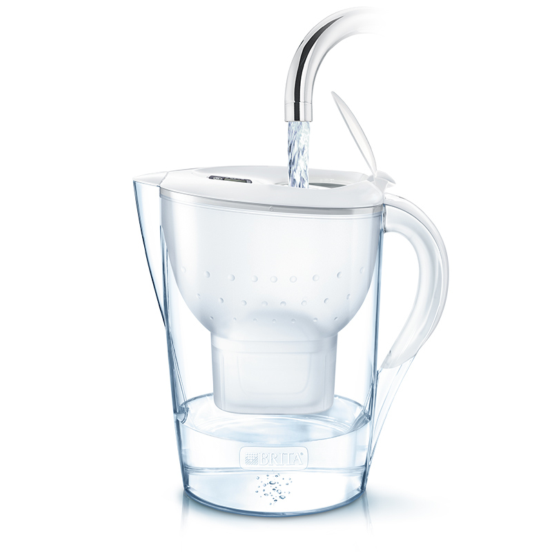 [1壶1芯]碧然德(BRITA)Marella过滤净水器 家用台滤水壶 净水壶 金典系列台上式3.5L(白色)1壶1芯