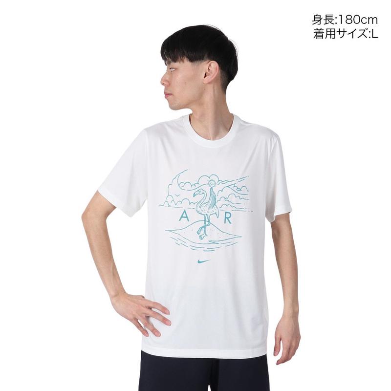 Nike运动速干透气男款 gym 健身训练短袖T恤高清大图