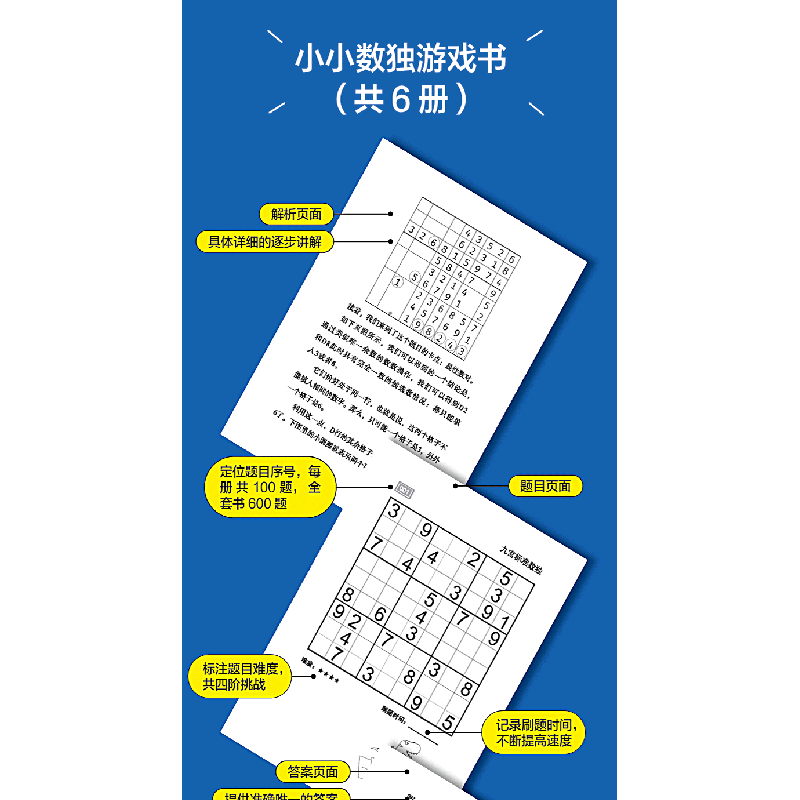 正版 小小数独游戏书 张齐天 中国纺织出版社 9787518085538 书籍高清大图
