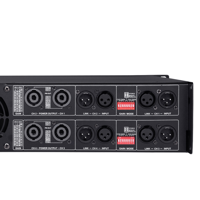 惠度(HuiDu)DX4.13专业四通道1300W*4数字纯后级功放(销售单位:台)高清大图