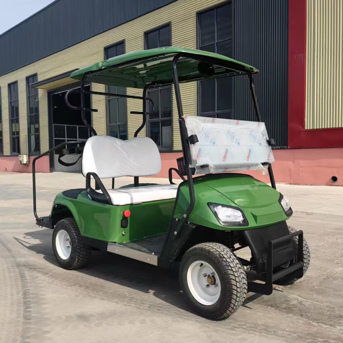 龙云天盾电动高尔夫球车沙滩摆渡车景区园内接待游览车电动四轮场内载客转运电瓶车 单排2座
