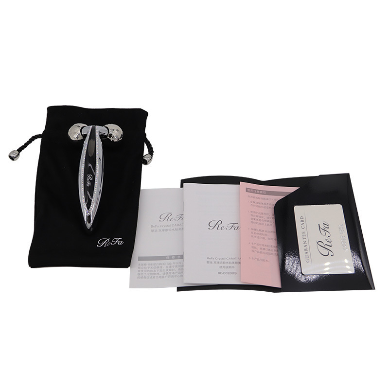黎珐(ReFa) Crystal CARAT FACE 去皱提拉塑形紧致 EMS/微电流提升面部 铂金滚轮按摩美容仪