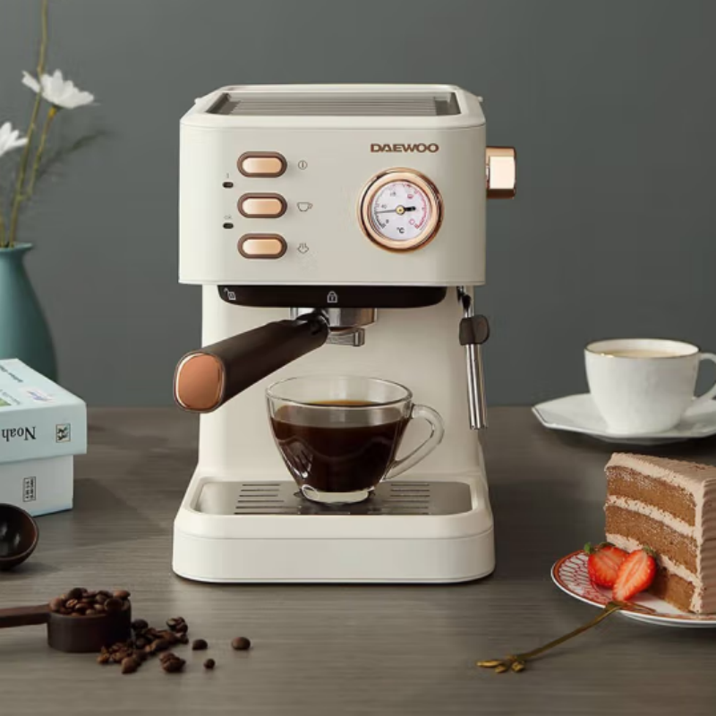大宇(daewoo) 意式家用办公室半自动压力咖啡机dykf-1233