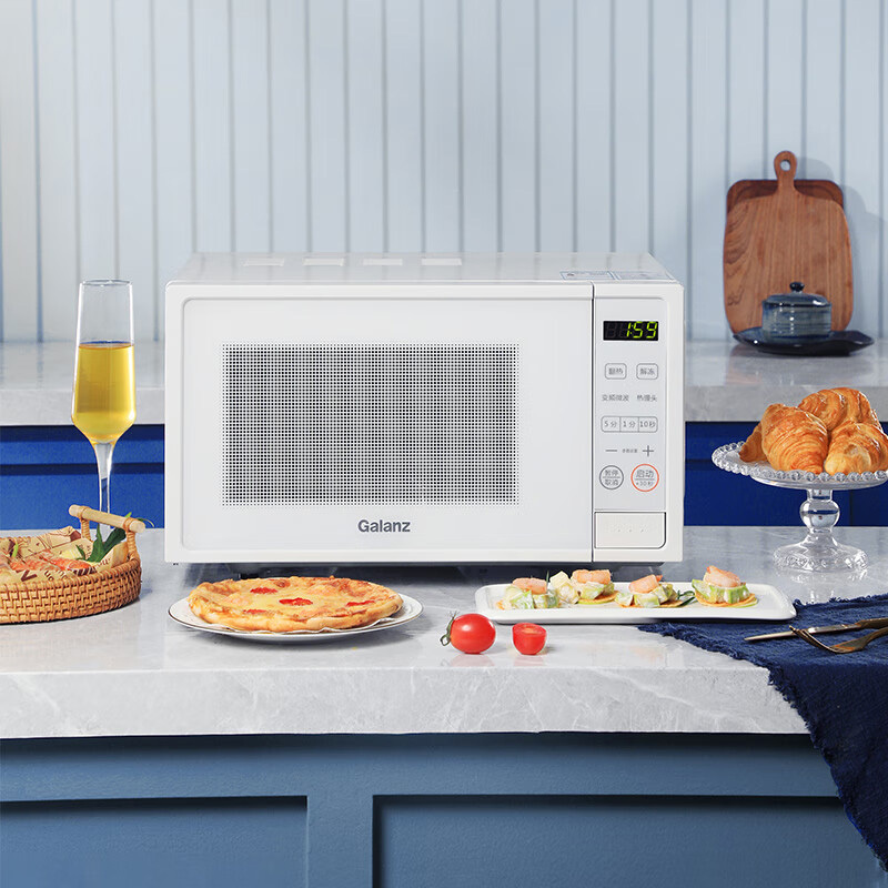 格兰仕微波炉20L涂层内胆轻音降噪大容量W-DGRSF20V高清大图