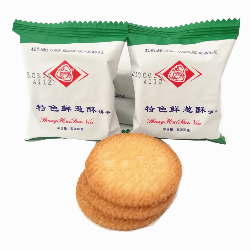 三牛食品特色鲜葱酥饼干5KG