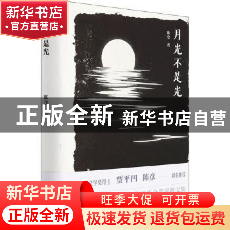 正版 月光不是光(精) 陈仓 安徽文艺出版社 9787539672908 书籍高清大图