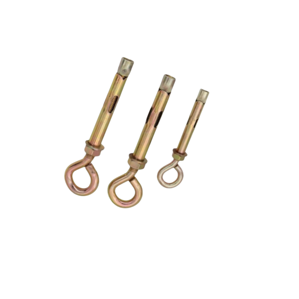 继彬 M16×200 厂标 羊眼圈膨胀螺栓 碳钢 4.8级 镀彩锌高清大图