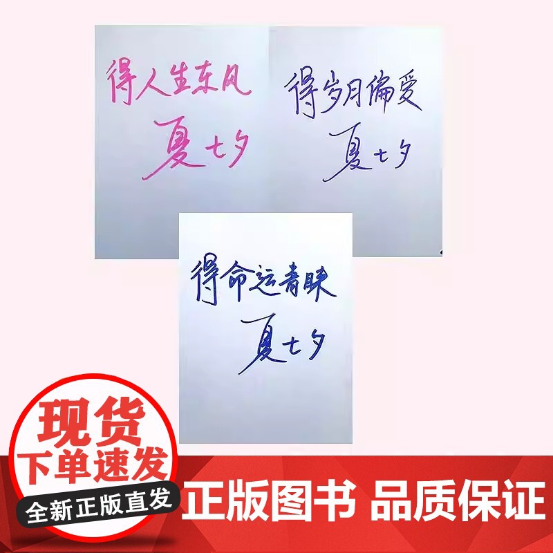 偏爱2 得人生东风 得命运青睐 得岁月偏爱 书封为特殊用纸 内外双封设计 精致考究 具有收藏价值 青春作家夏七夕校园成长高清大图