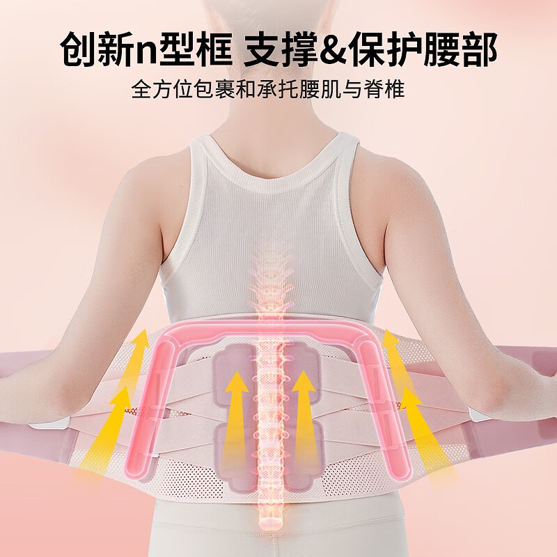 诺泰NTF06-3代护腰带粉色M女款高清大图