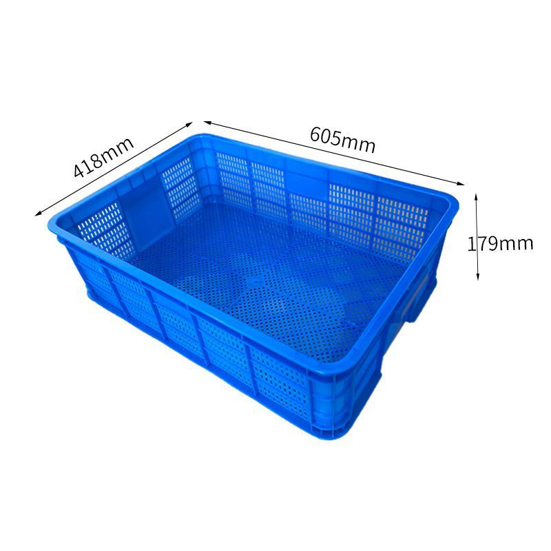 臻远ZY-SNXD-154塑料筐周转筐水果蔬菜收纳筐长方形货筐胶框 605*418*179高清大图